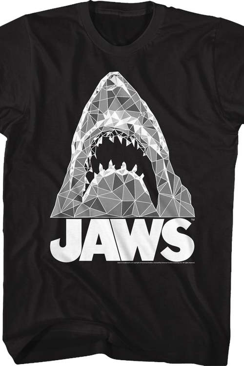 Geometric Shark Jaws T-Shirt