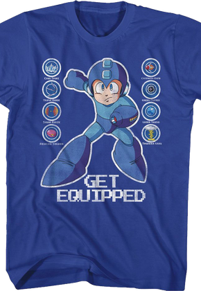 Get Equipped Mega Man T-Shirt
