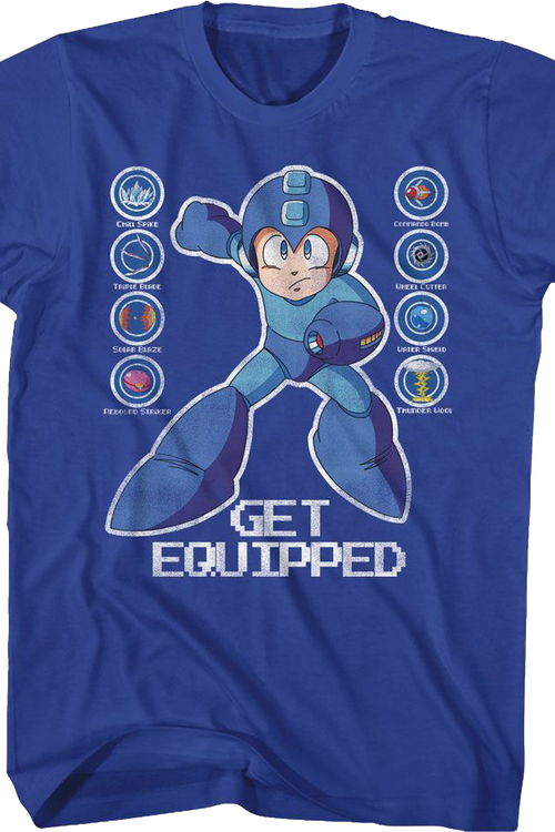 Get Equipped Mega Man T-Shirt