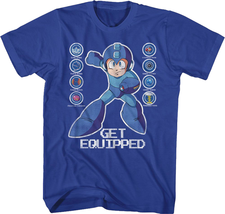 Get Equipped Mega Man T-Shirt