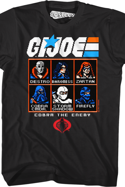 GI Joe A Real American Hero Commodore 64 Game T-Shirt