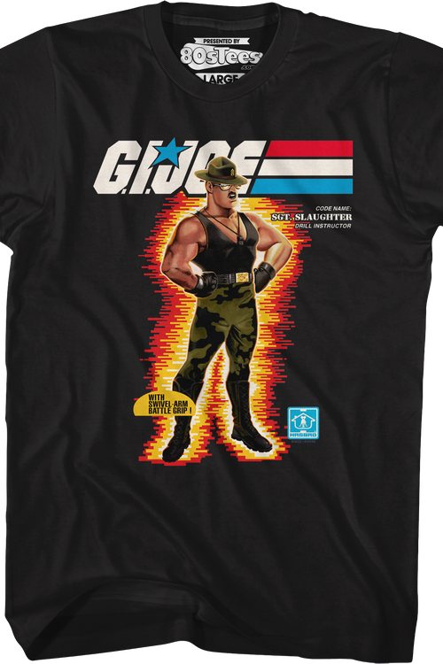Box Art Sgt. Slaughter GI Joe T-Shirt