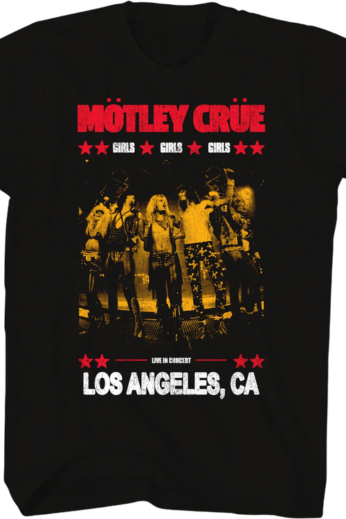 Girls Girls Girls Los Angeles Motley Crue T-Shirt