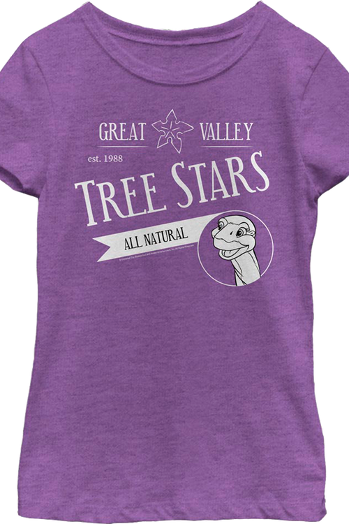 Girls Youth Great Valley Tree Stars Land Before Time Shirt