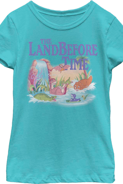 Girls Youth Prehistoric Splash Land Before Time Shirt
