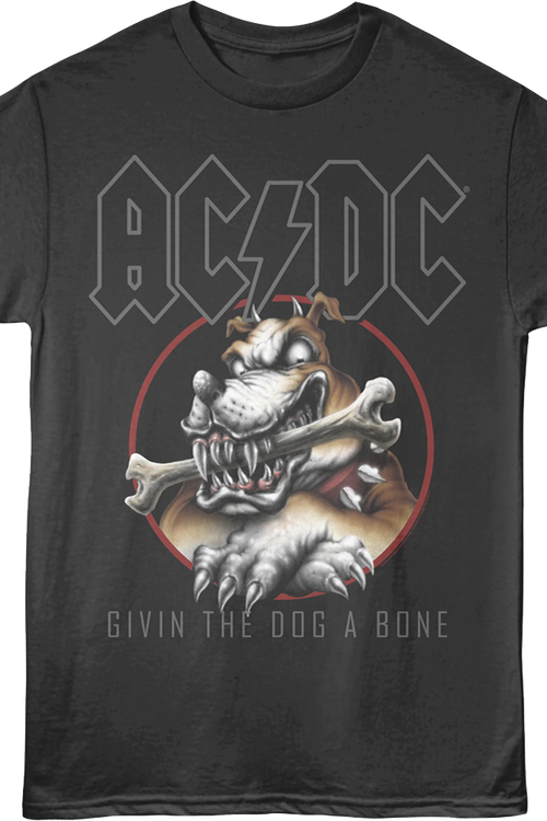 Givin The Dog A Bone Vintage Circle ACDC T-Shirt