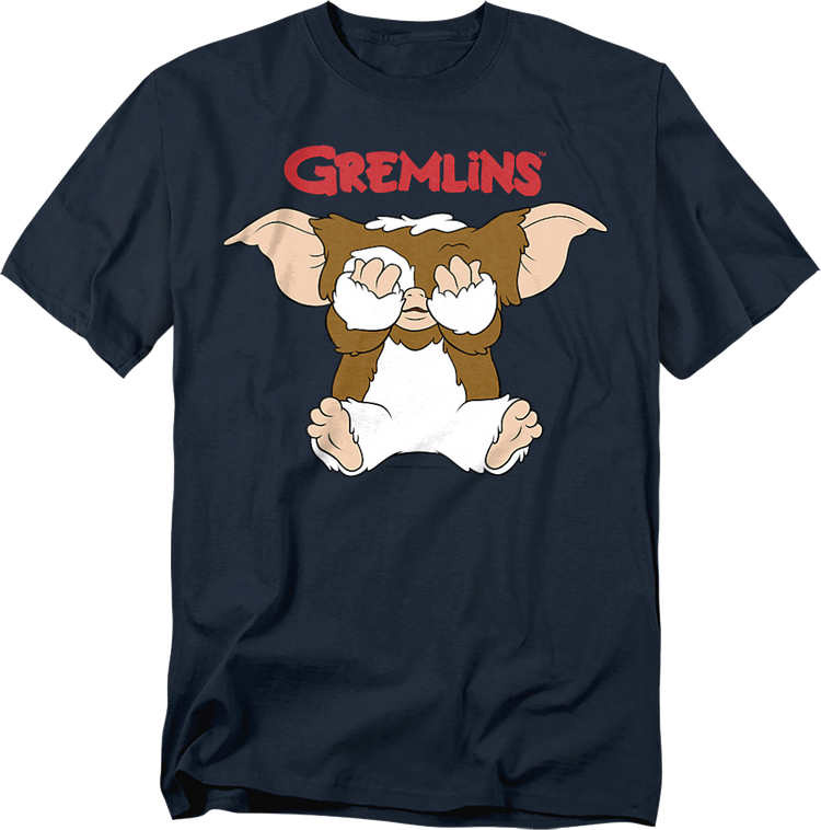 Gizmo Covering Eyes Gremlins T-Shirt