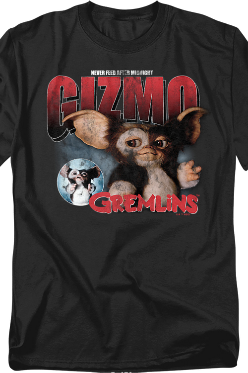 Gizmo Never Feed After Midnight Gremlins T-Shirt