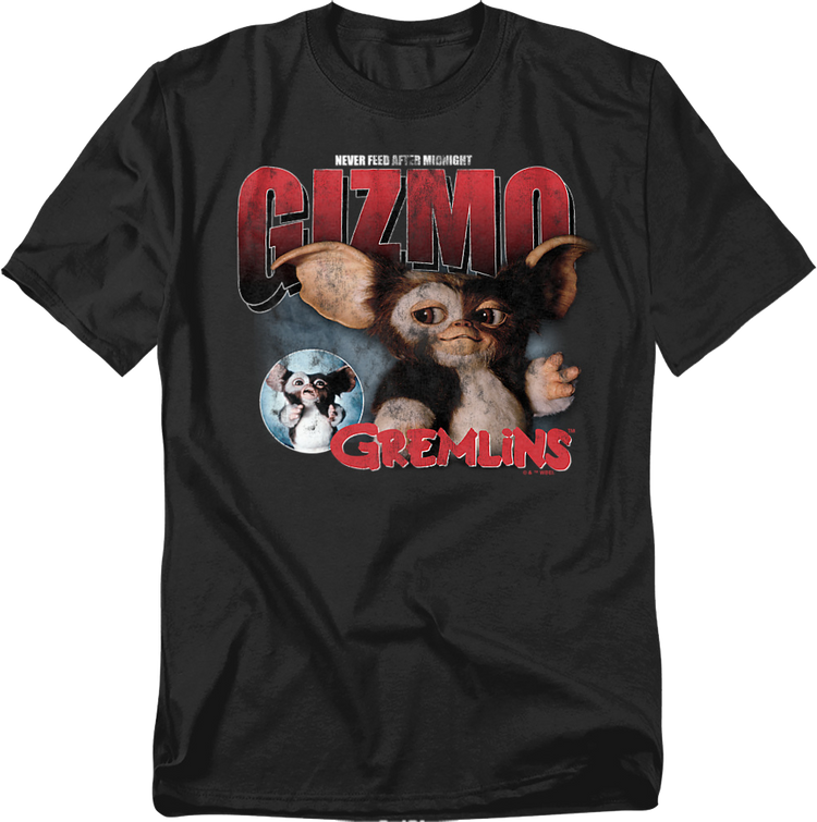 Gizmo Never Feed After Midnight Gremlins T-Shirt