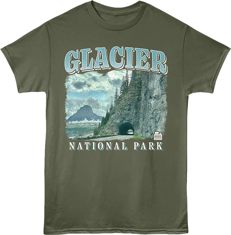 Mountain Pass Glacier National Park T-Shirt
