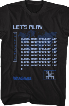 Global Thermonuclear War WarGames T-Shirt