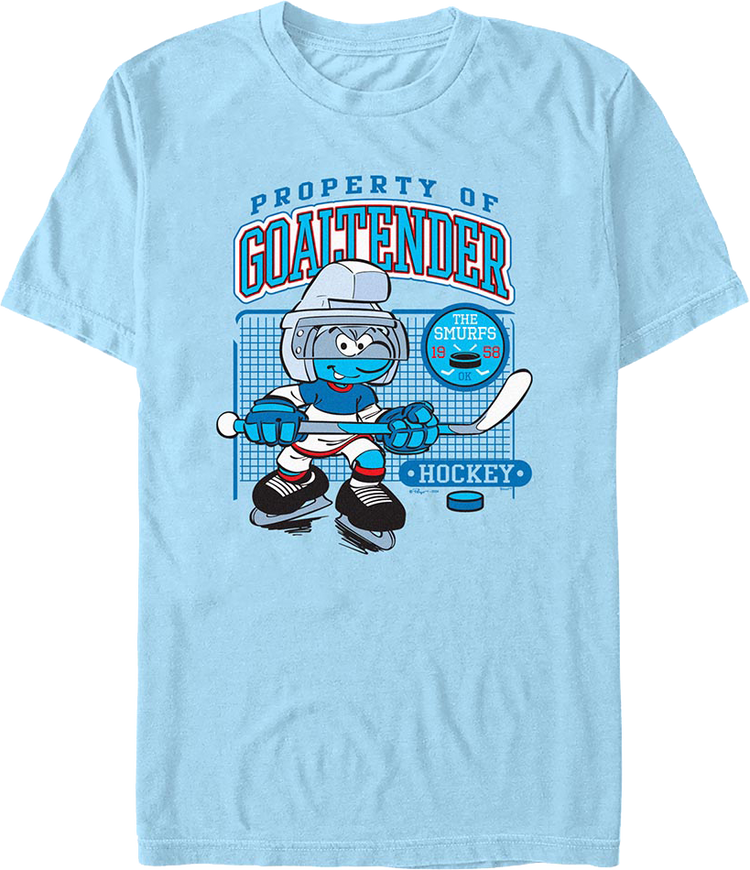 Goaltender Smurfs T-Shirt