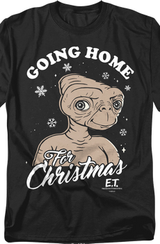 Going Home For Christmas E.T. T-Shirt