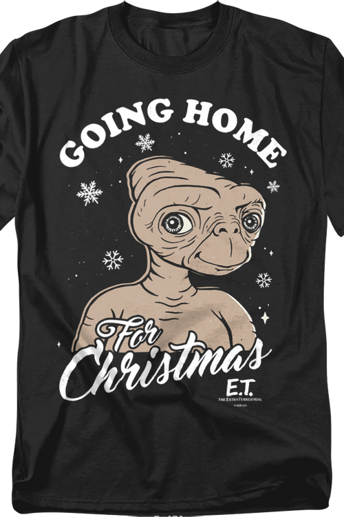 Going Home For Christmas E.T. T-Shirt