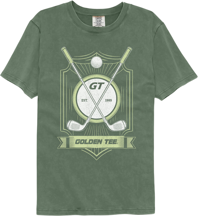 Golden Tee Shield Comfort Colors Brand T-Shirt
