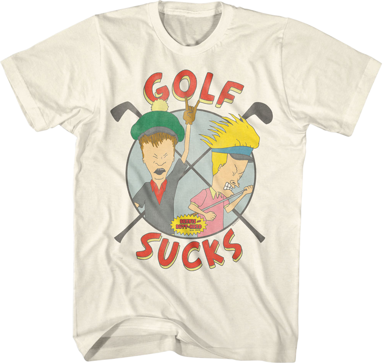 Golf Sucks Beavis And Butt-Head T-Shirt