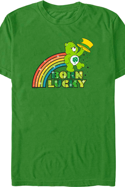 Good Luck Bear Born Lucky Care Bears T-Shirt