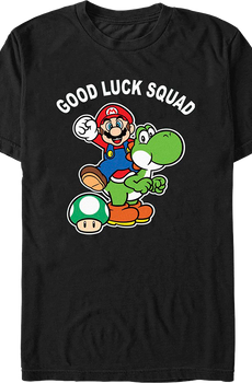 Good Luck Squad Super Mario Bros. Nintendo T-Shirt