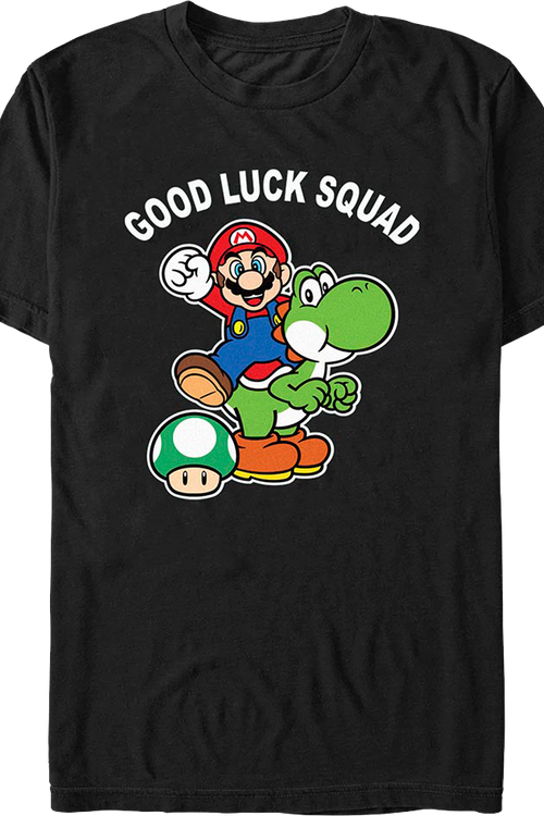 Good Luck Squad Super Mario Bros. Nintendo T-Shirt