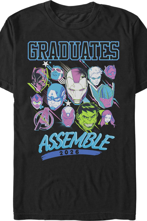 Graduates Assemble 2026 Avengers Marvel Comics T-Shirt