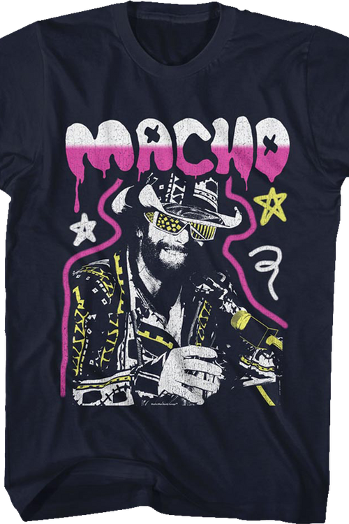Graffiti Macho Man Randy Savage T-Shirt