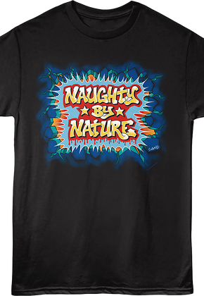 Graffiti Naughty By Nature T-Shirt