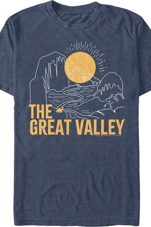 Great Valley Sketch Land Before Time T-Shirt