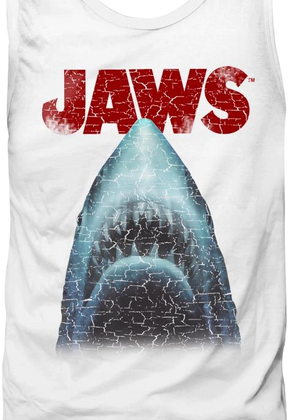 Great White Shark Jaws Tank Top