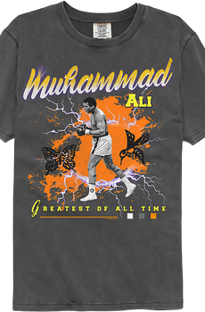 Greatest Of All Time Muhammad Ali Comfort Colors Brand T-Shirt
