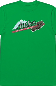 Green Creme De Menthe Thins Andes Chocolate Mints T-Shirt