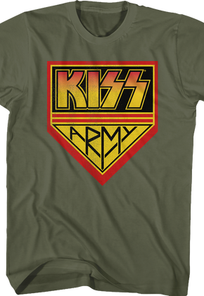 Green KISS Army T-Shirt