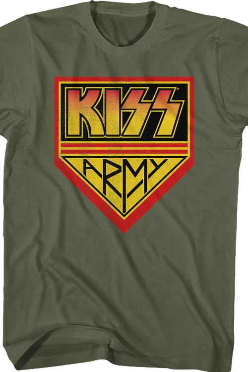 Green KISS Army T-Shirt
