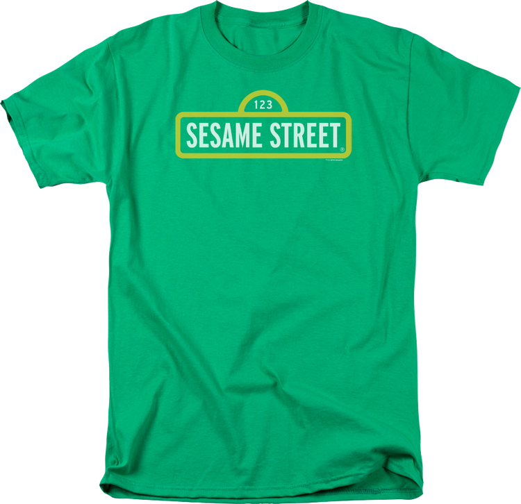 Green Sign Sesame Street T-Shirt