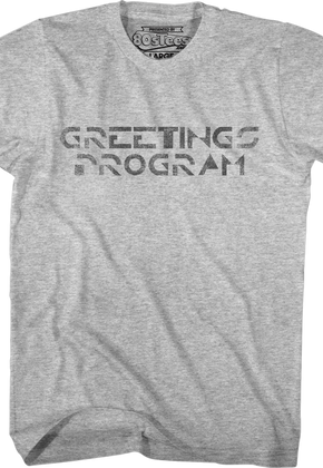 Greetings Program Tron T-Shirt