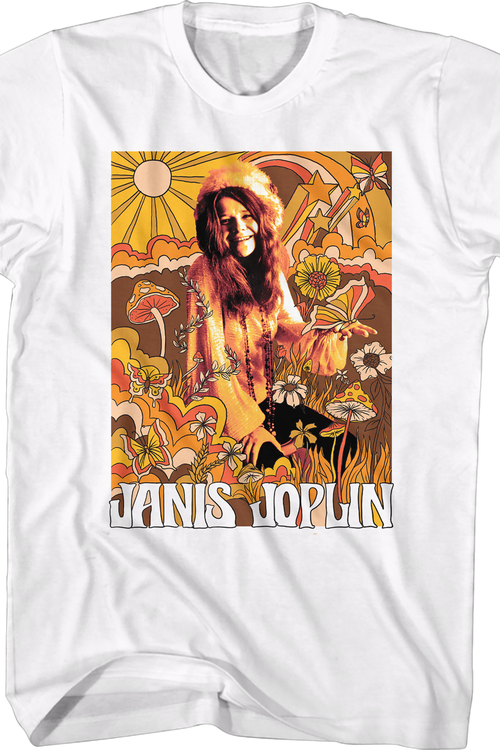 Groovy Drawings Janis Joplin T-Shirt