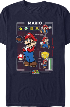 Ground Pound Collage Super Mario Bros. Nintendo T-Shirt