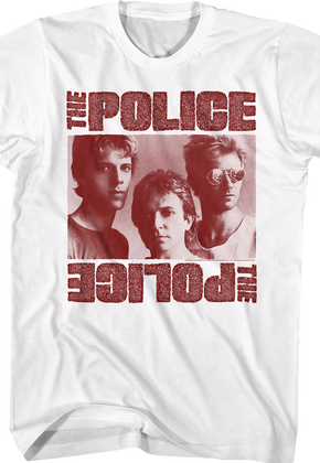 Group Photo The Police T-Shirt