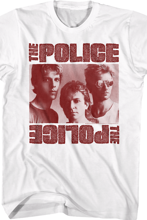 Group Photo The Police T-Shirt