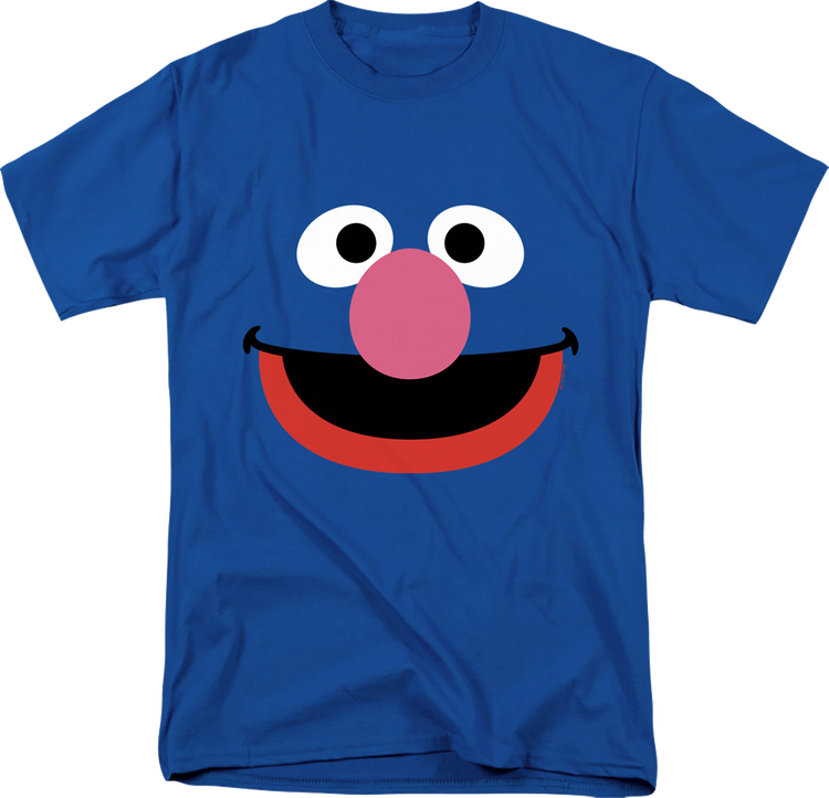 Grover Face Sesame Street T-Shirt