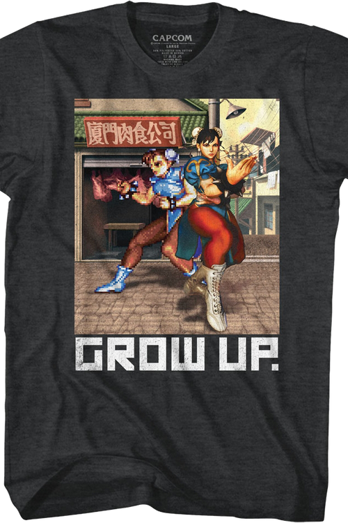 Grow Up Street Fighter T-Shirt