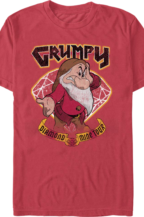 Grumpy Diamond Mine Tour Snow White Disney T-Shirt