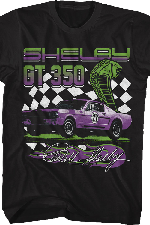 GT 350 Checkered Flag Shelby T-Shirt