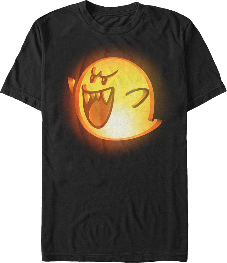 Halloween Boo Ghost Super Mario Bros. T-Shirt