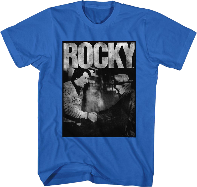 Handshake Mickey And Rocky T-Shirt