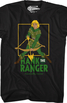 Hank The Ranger Bow & Arrow Pose Dungeons & Dragons T-Shirt