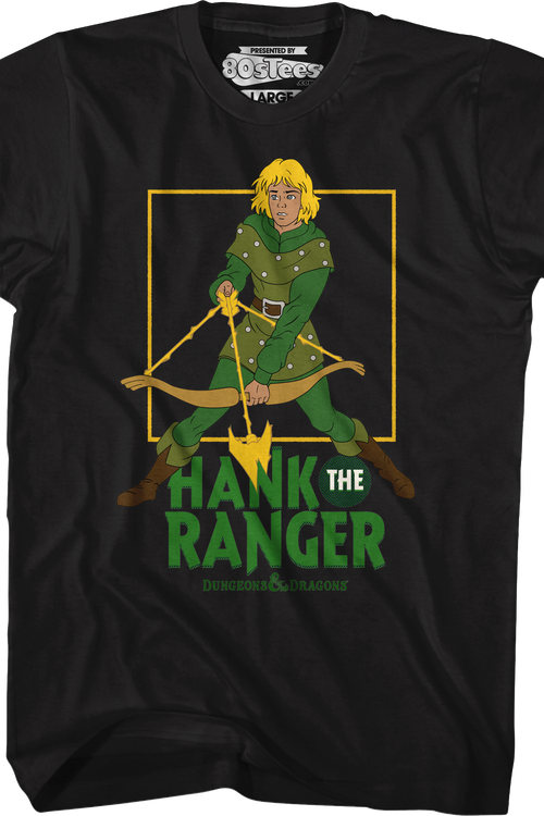 Hank The Ranger Bow & Arrow Pose Dungeons & Dragons T-Shirt