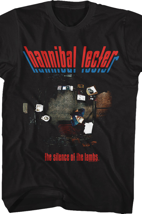 Hannibal Lecter Overhead View Silence of the Lambs T-Shirt
