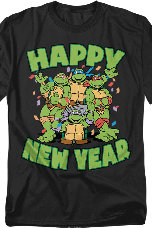 Happy New Year Teenage Mutant Ninja Turtles T-Shirt