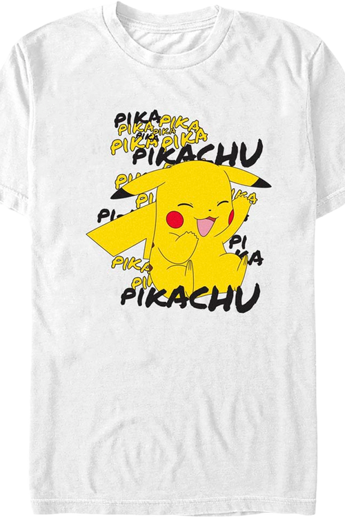 Happy Pikachu Pokemon T-Shirt