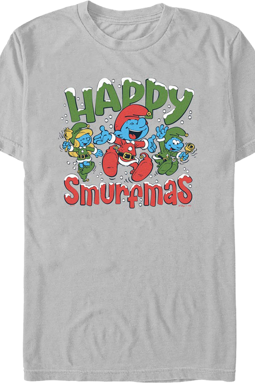 Happy Smurfmas Smurfs T-Shirt